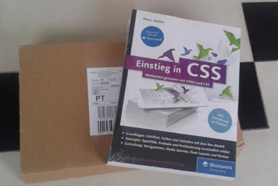 Einstieg in CSS von Peter Müller - vom Rheinwerk-Verlag geschickt